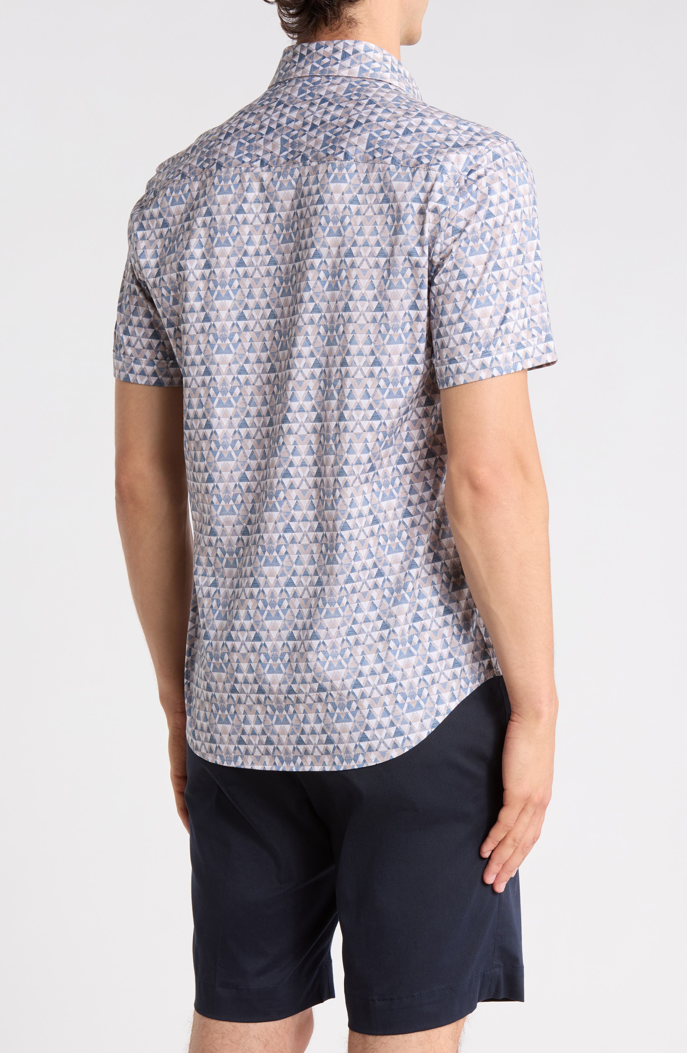 Bugatchi Short Sleeve Woven Shirt