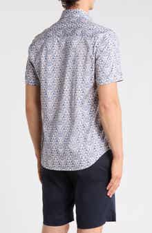 Bugatchi Short Sleeve Woven Shirt