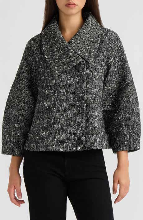 Oversized Herringbone Jacket
