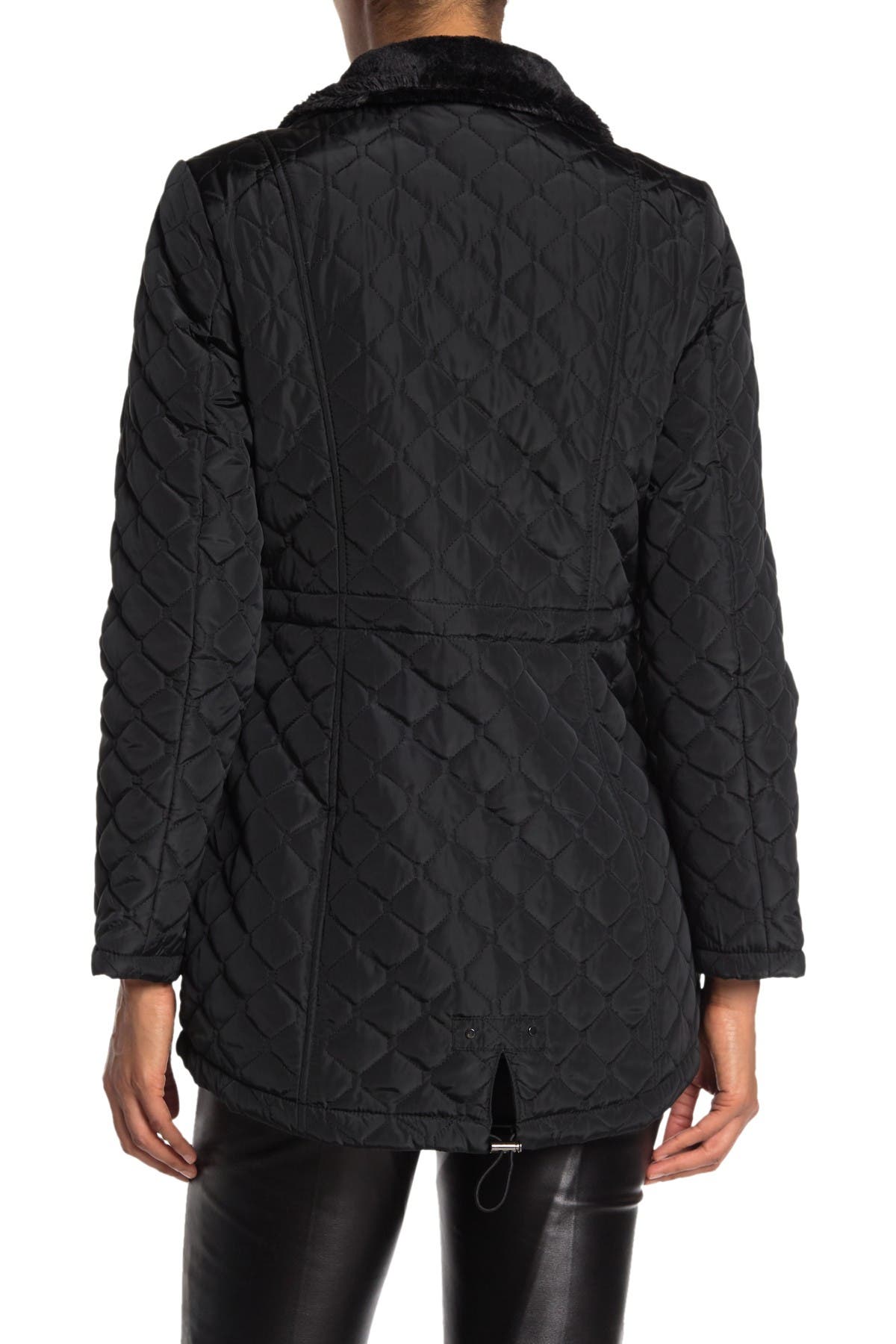 Vince Camuto Quilted Faux Fur Hood Parka Jacket (Women) | Nordstromrack