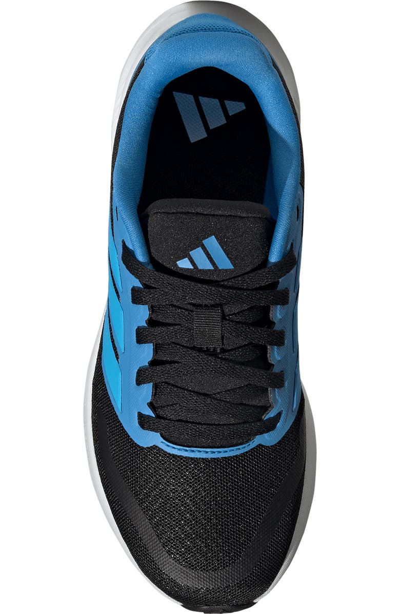 adidas Kids' Run Falcon 5 Running Shoe, Alternate, color, Black/ Aquamarine/ Ray Blue