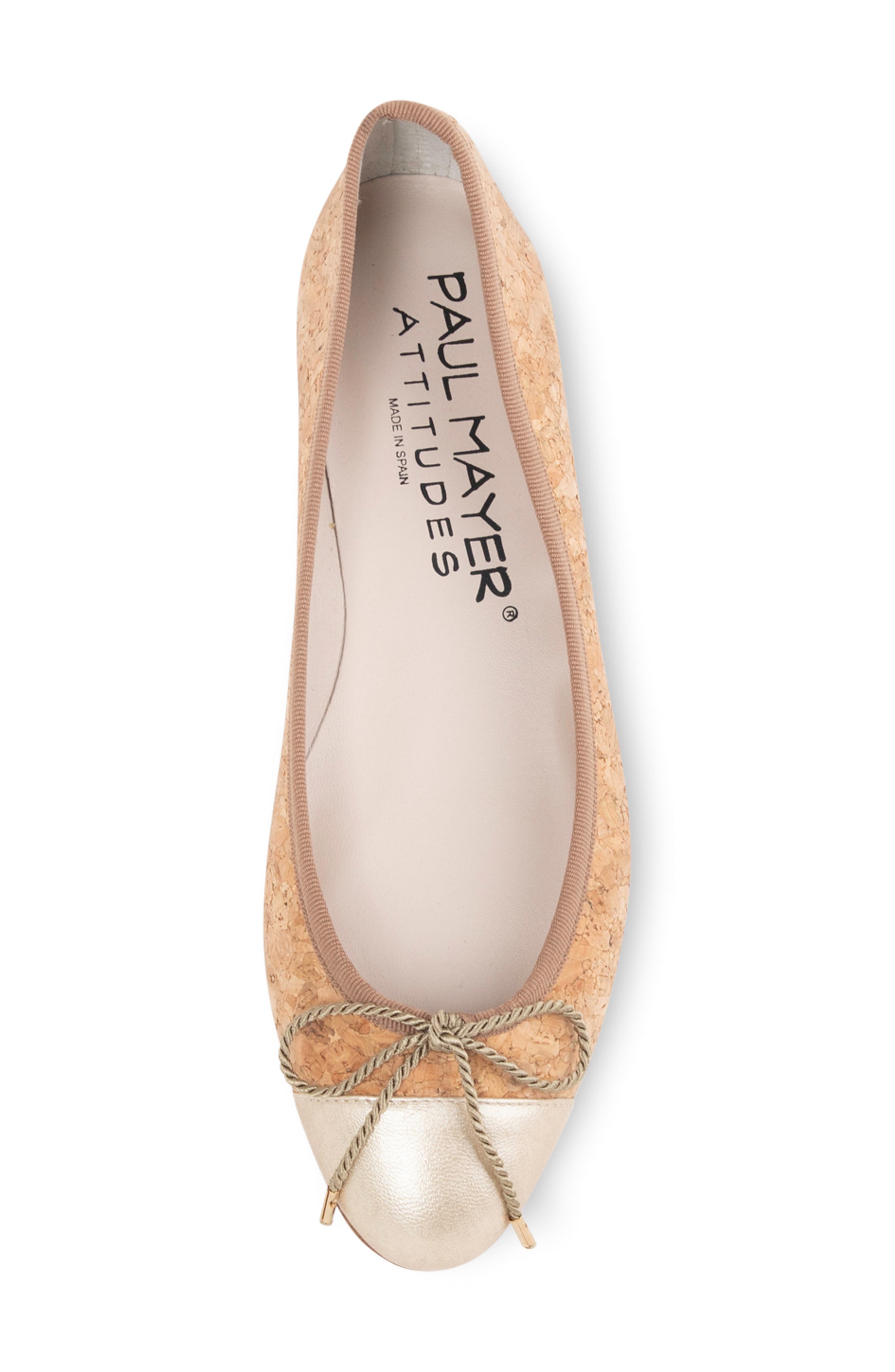 PAUL MAYER Love Ballet Flat, Alternate, color, Ceramic/ Cork