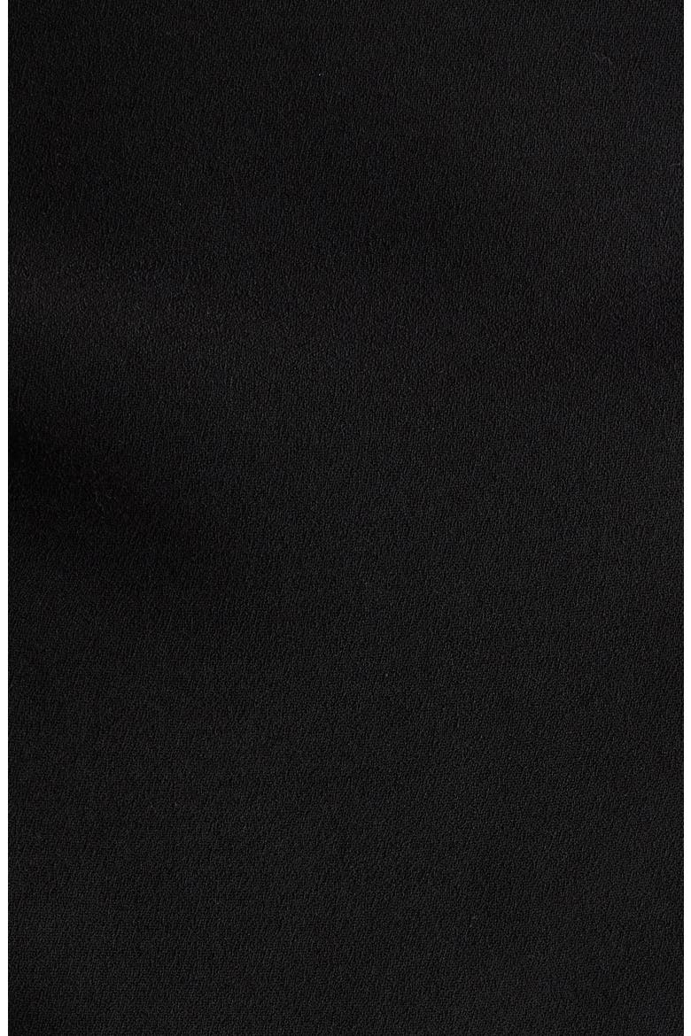 Faro Crepe Column Gown, Alternate, color, BLACK