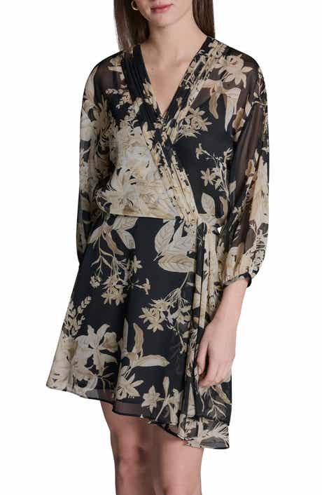 Floral Smocked Chiffon Minidress
