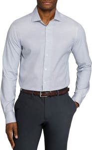 W.R.K Slim Fit Abstract Cross Reworked Dress Shirt