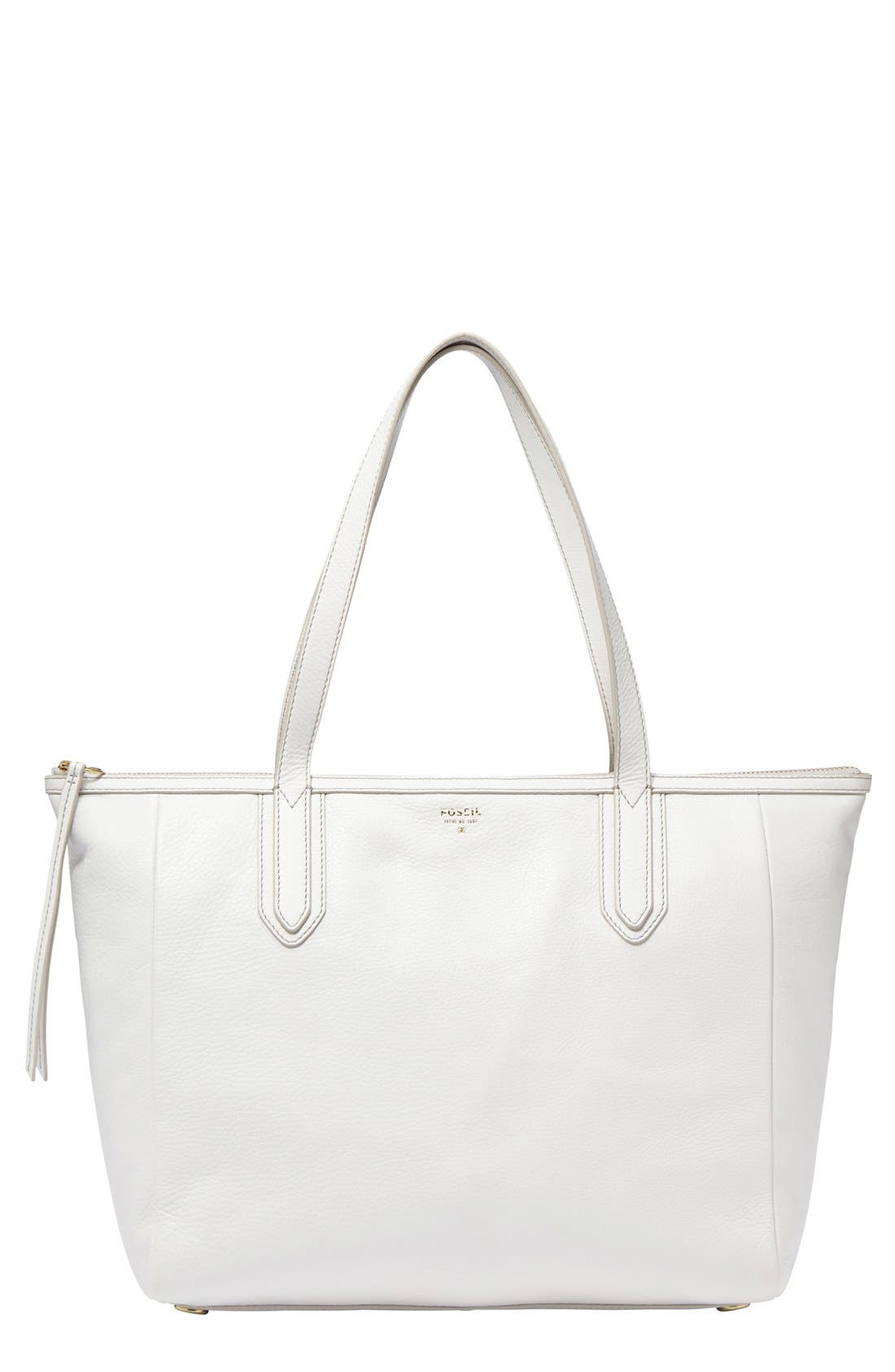 'Sydney' Shopper, Main, color, WHITE