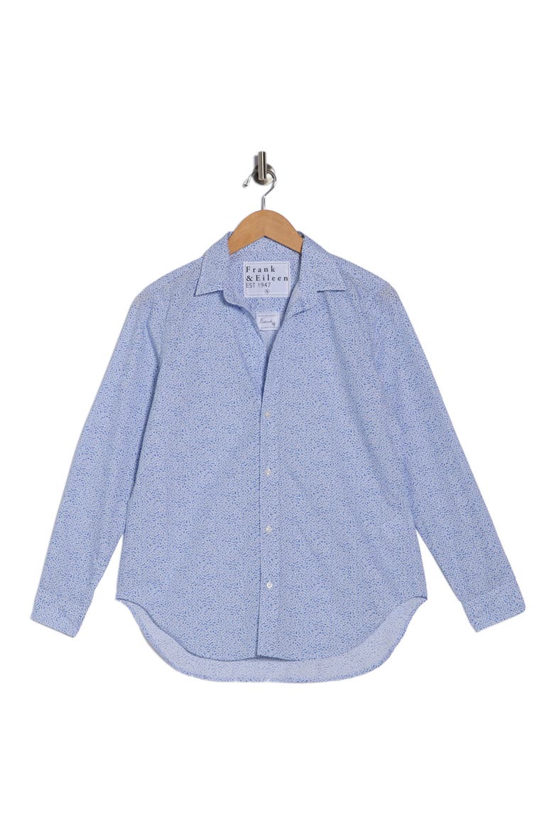 Classic Cotton Button-Up Shirt, Alternate, color, SMALL BLUE