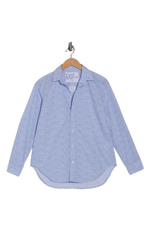 Frank & Eileen Classic Cotton Button-up Shirt In Blue