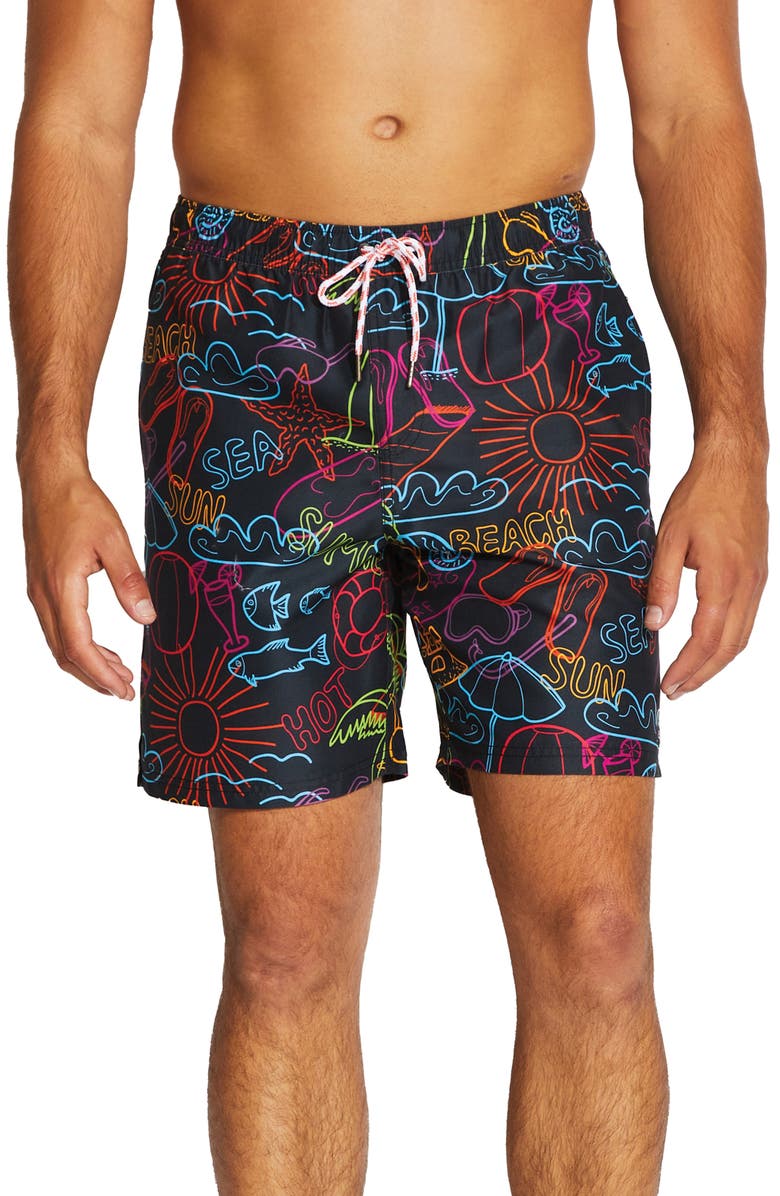 Micros Pop Beach Board Shorts, Main, color, 