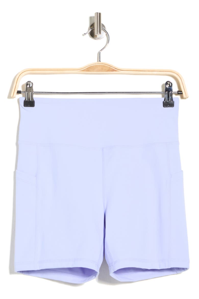 Perform Pocket Bike Shorts, Alternate, color, PURPLE INSPIRE
