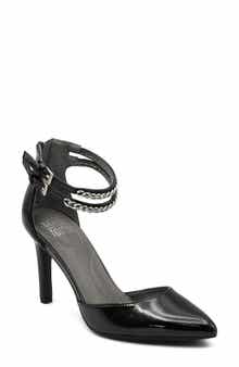 Anjel Pointed Toe Anke Strap Pump