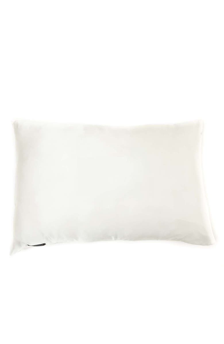 House Of Silk Pillow Case, Main, color, White