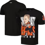 PRO STANDARD Men's Pro Standard Joe Burrow Black Cincinnati Bengals Avatar Remix Player Graphic T-Shirt