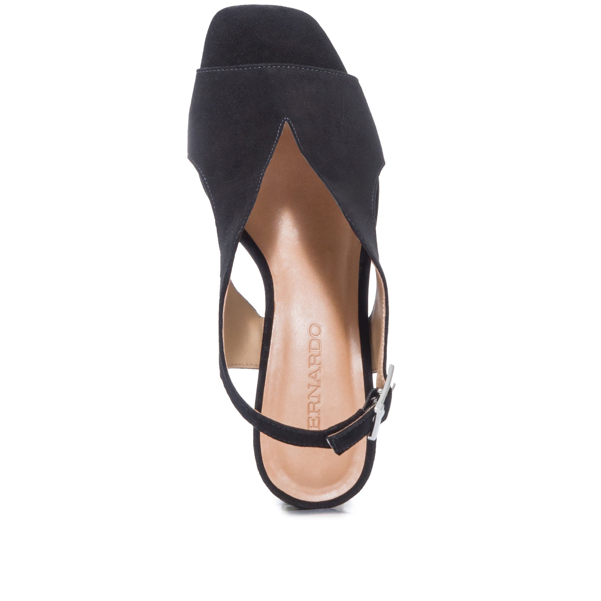 Bernardo Footwear Bedford Mid Heel Sandal, Alternate, color, Black
