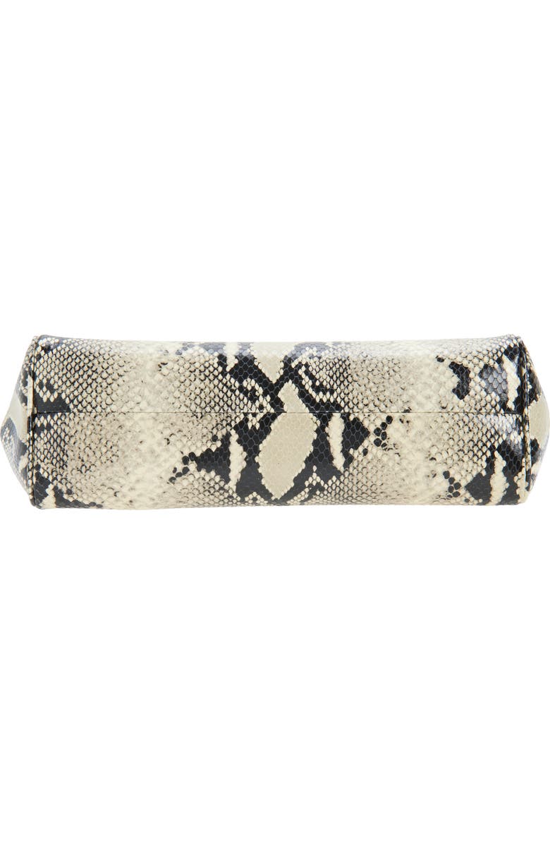 Khaite Donna Snakeskin Embossed Evening Clutch, Alternate, color, 121 Natural