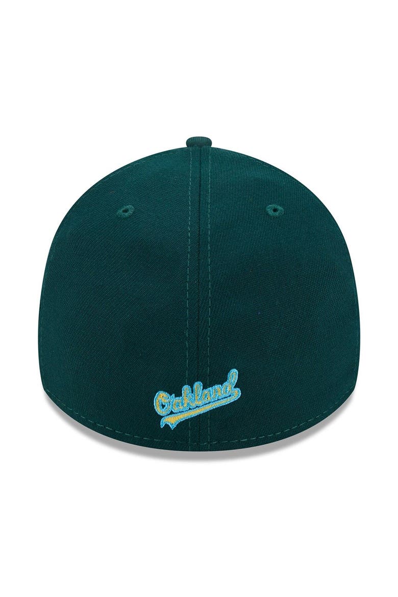 Men's New Era  Green Oakland Athletics 2023 MLB Father's Day 39THIRTY Flex Hat, Alternate, color, Green