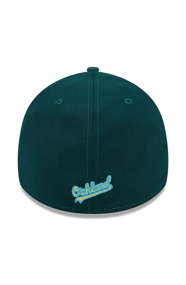 New Era Men's New Era  Green Oakland Athletics 2023 MLB Father's Day 39THIRTY Flex Hat, Alternate, color, 
