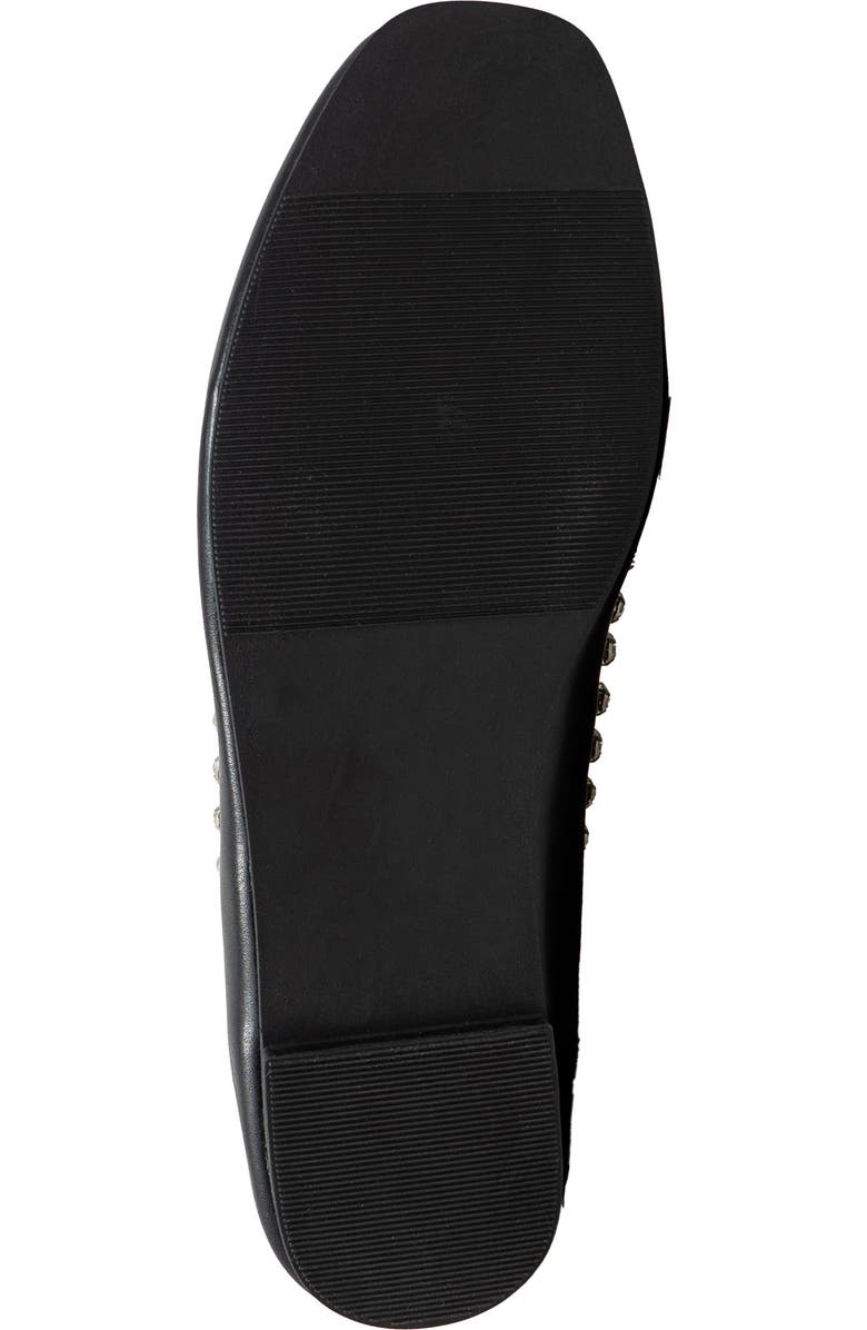 CHASE AND CHLOE Rhinestone Trim Ballet Flat, Alternate, color,