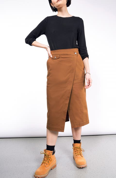 Essential Utility Wrap Skirt