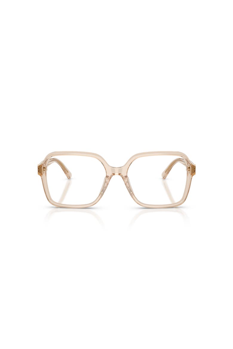 55mm Square optical glasses, Alternate, color, Beige