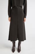 Johnstons of Elgin Milano Stitch Cashmere A-Line Sweater Skirt