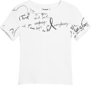 Desigual Doodles Cotton Graphic T-Shirt