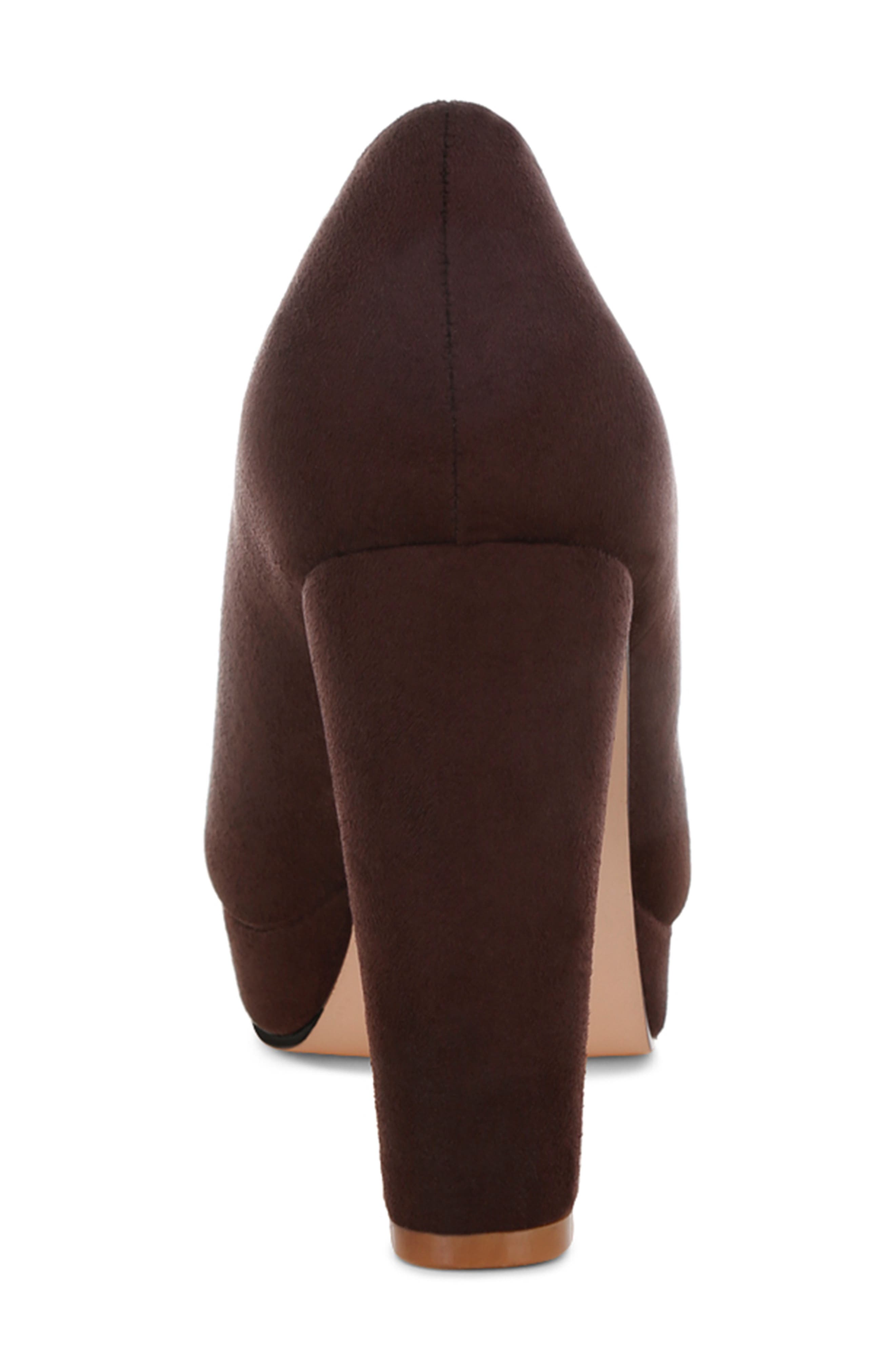 Olanta Platform Pump, Alternate, color, BROWN