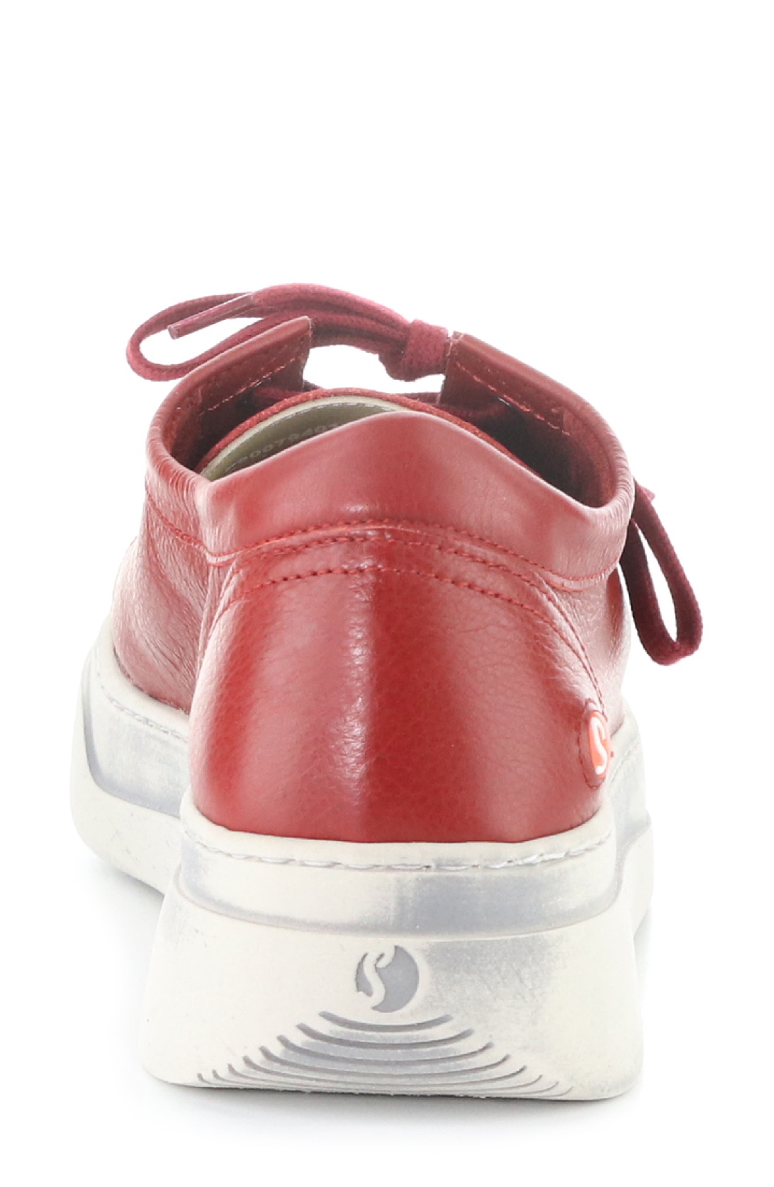 Softinos by Fly London Apor Sneaker, Alternate, color, 011 Red Smooth Leath