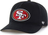 '47 Men's '47 Black San Francisco 49ers Unstructured Hitch Adjustable Hat