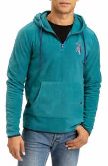 Forest Fleece Half Zip Hoodie