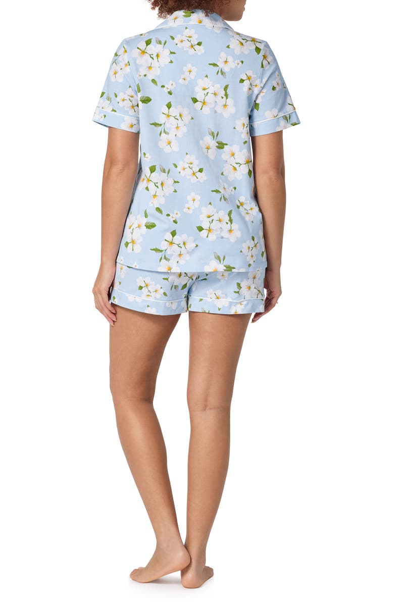 BedHead Pajamas Stretch Cotton Jersey Pajamas, Alternate, color, Magnolia Breeze