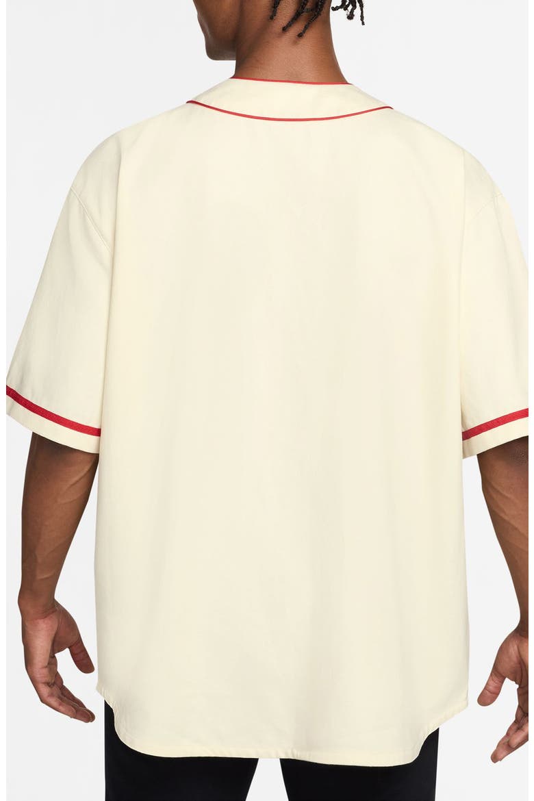 Short-Sleeve Retro Sport T-Shirt, Alternate, color, COCONUT MILK/ UNIVERSITY RED