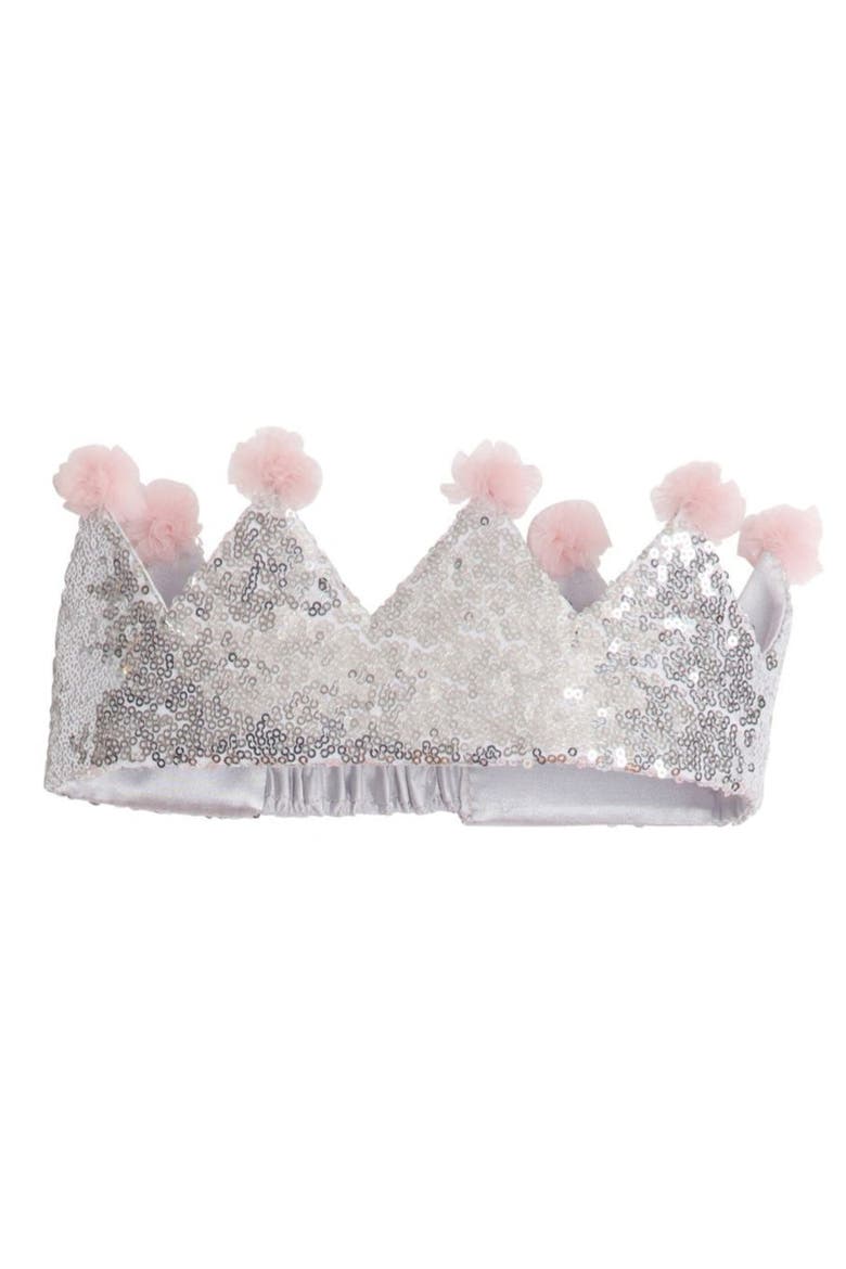 Pink & Silver Crown for Girls, Alternate, color, Pink