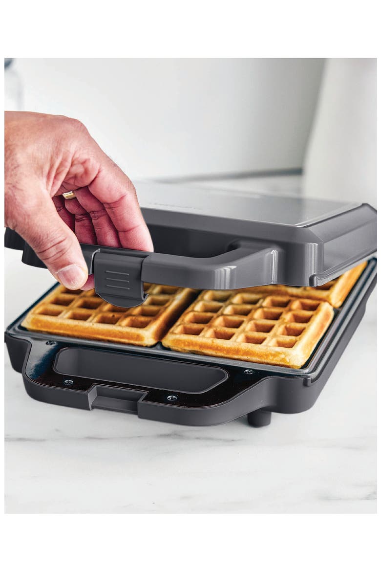 GP Advanced Waffle Maker, Alternate, color, GRAPHITE