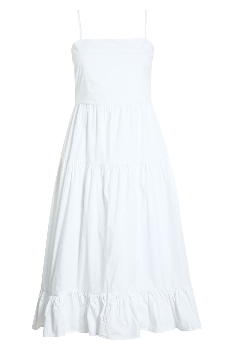 Brynley Cami Midi Sundress, Alternate, color, WHITE