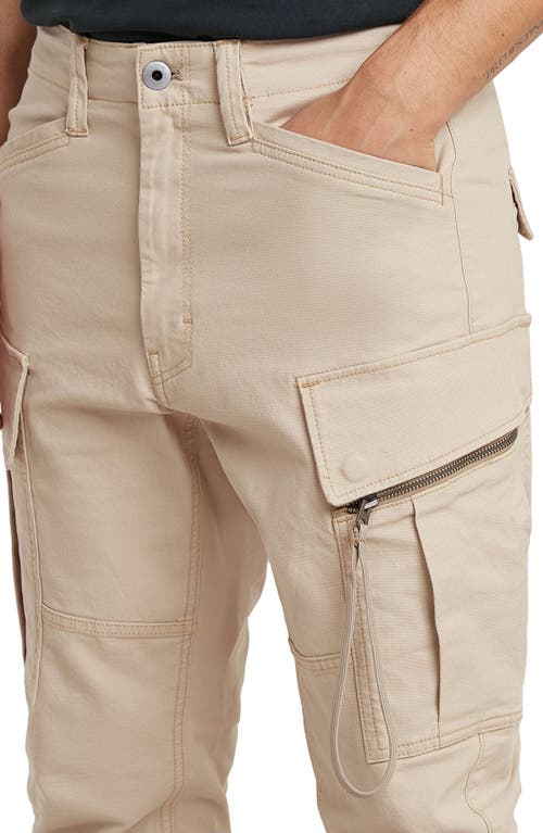 G-star Zip Pocket 3d Skinny 2.0 Cargo Pants In Brown