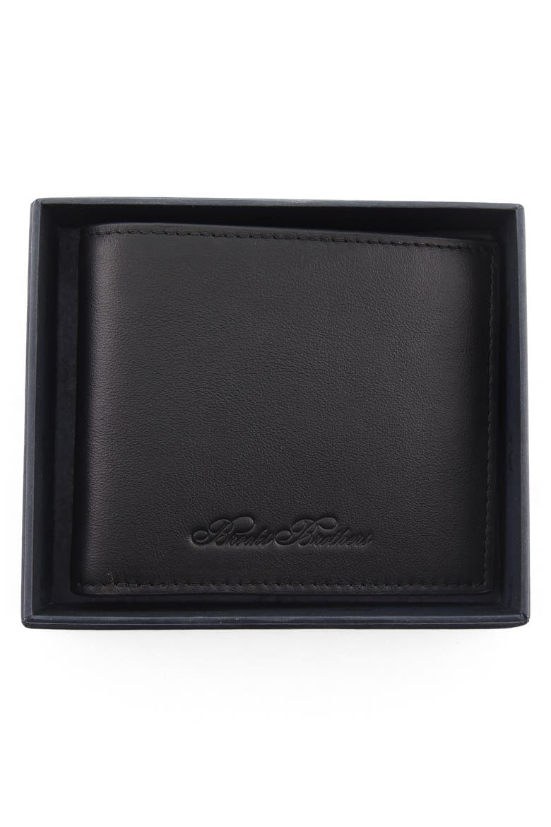 Rochdale Leather Bifold Wallet, Alternate, color, JET BLACK