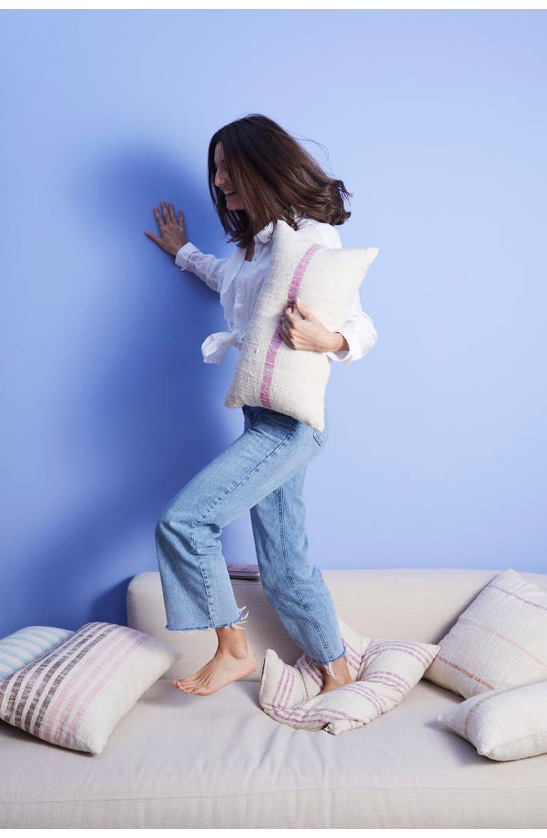 Pillowpia Linus Lumbar Pillow Cover, Alternate, color, Orchid