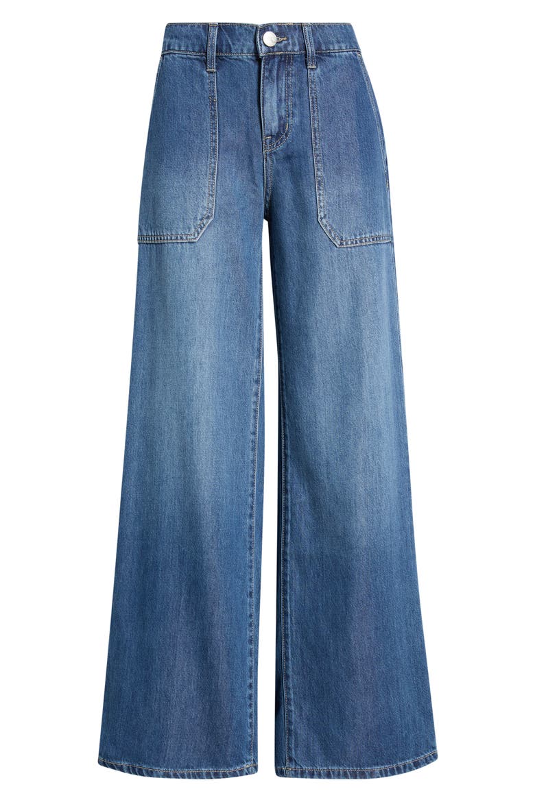 Utility Pocket Wide Leg Jeans, Alternate, color, MARYSVILLE