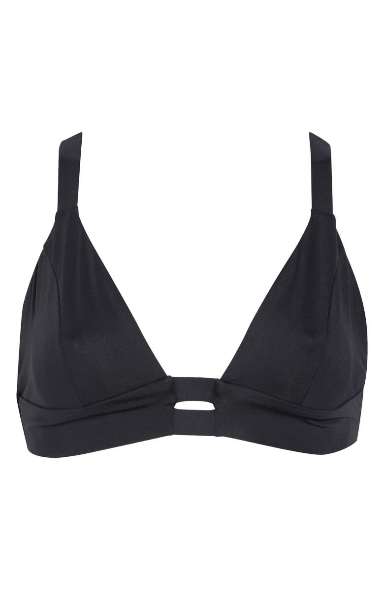 Vitamin A<sup>®</sup> Neutra Strappy Bikini Top, Alternate, color, Black