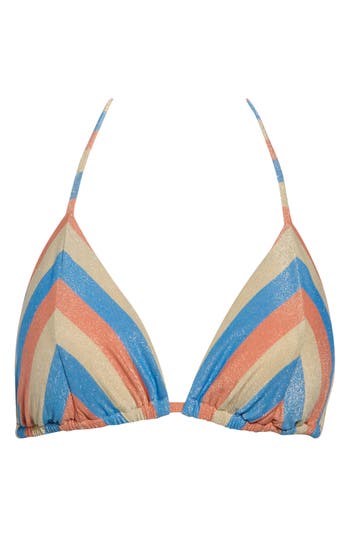 Vitamin A ® Natalie Miter Halter Bikini Top In Multi