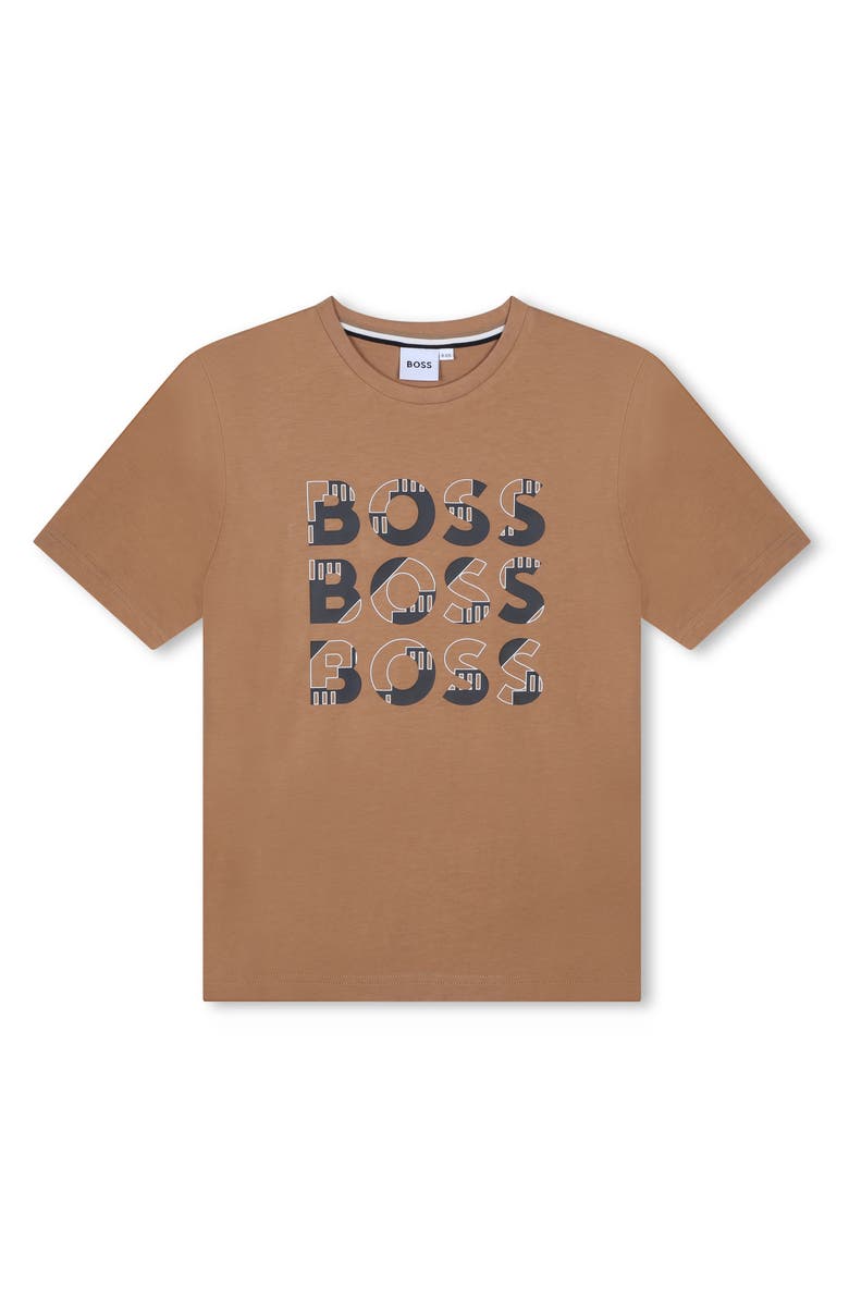 BOSS Kidswear Kids' Logo Graphic T-Shirt, Main, color, 