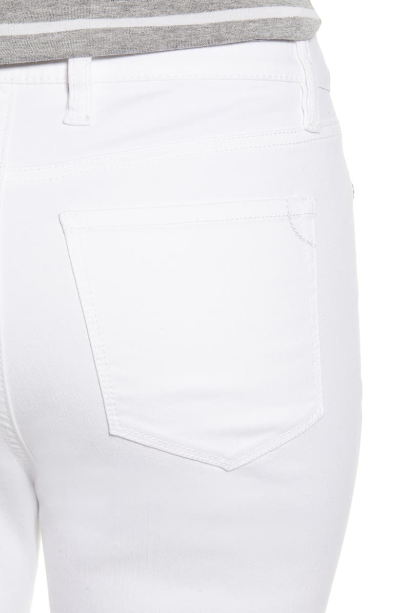 Tommy Bahama Ella Twill High Waist Crop White Jeans, Alternate, color,