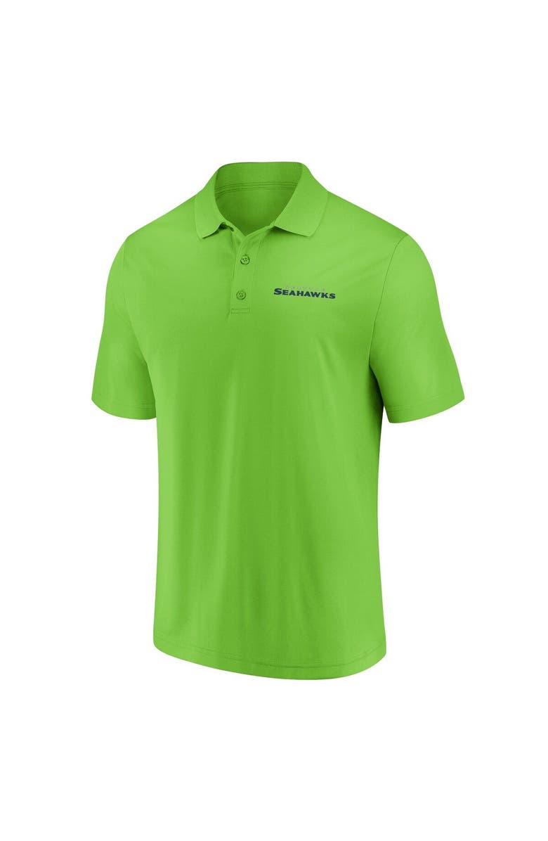 FANATICS Men's Fanatics Branded Navy/Neon Green Seattle Seahawks Dueling Two-Pack Polo Set, Alternate, color, 