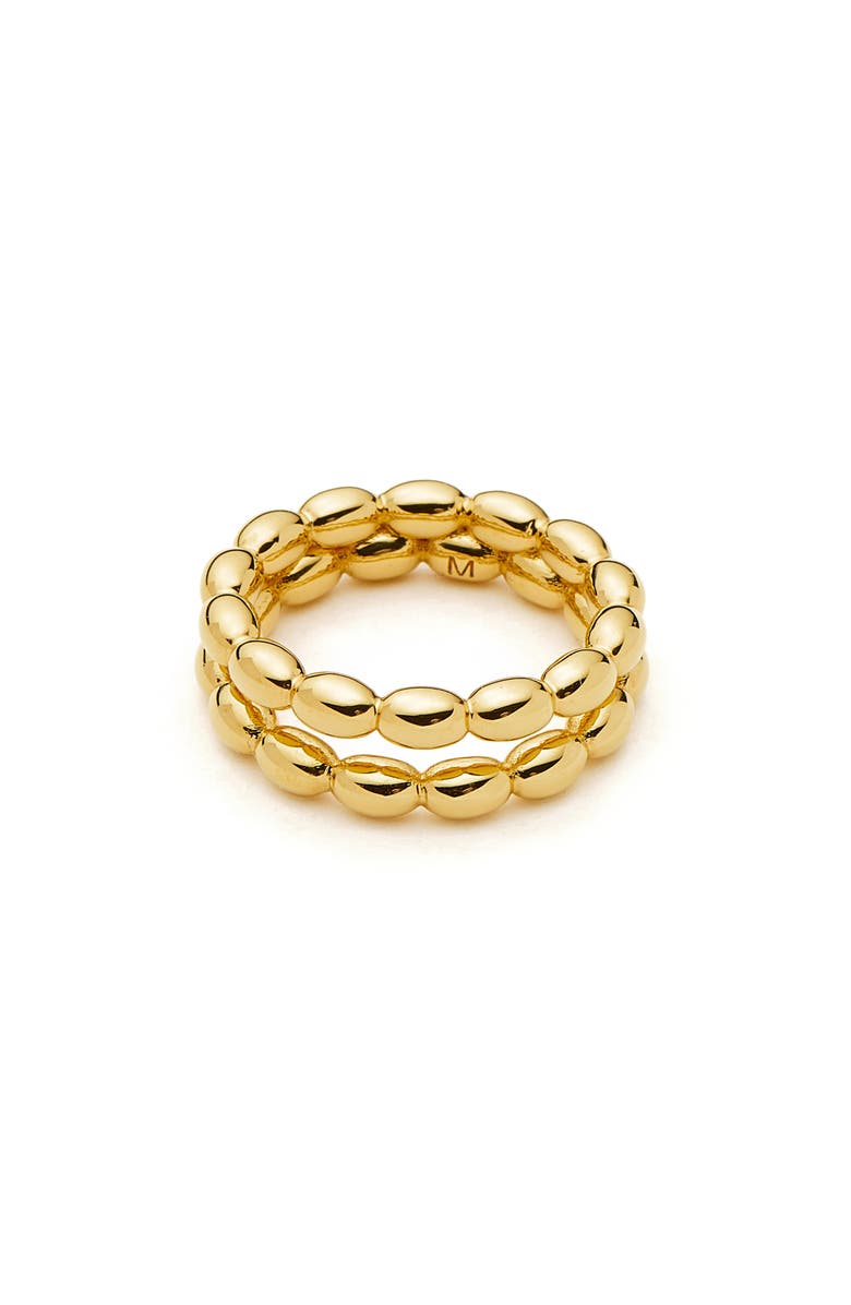 Missoma Molten Olive Stacking Ring, Alternate, color, Gold