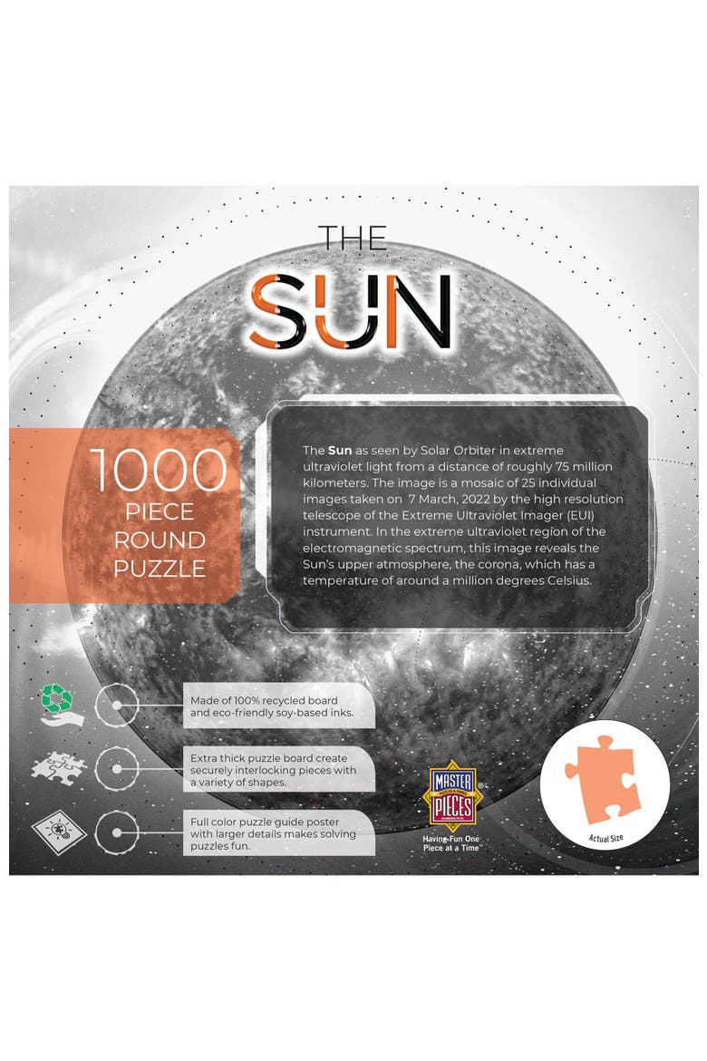 The Sun 1000 Piece Round Jigsaw Puzzle, Alternate, color, Multicolor