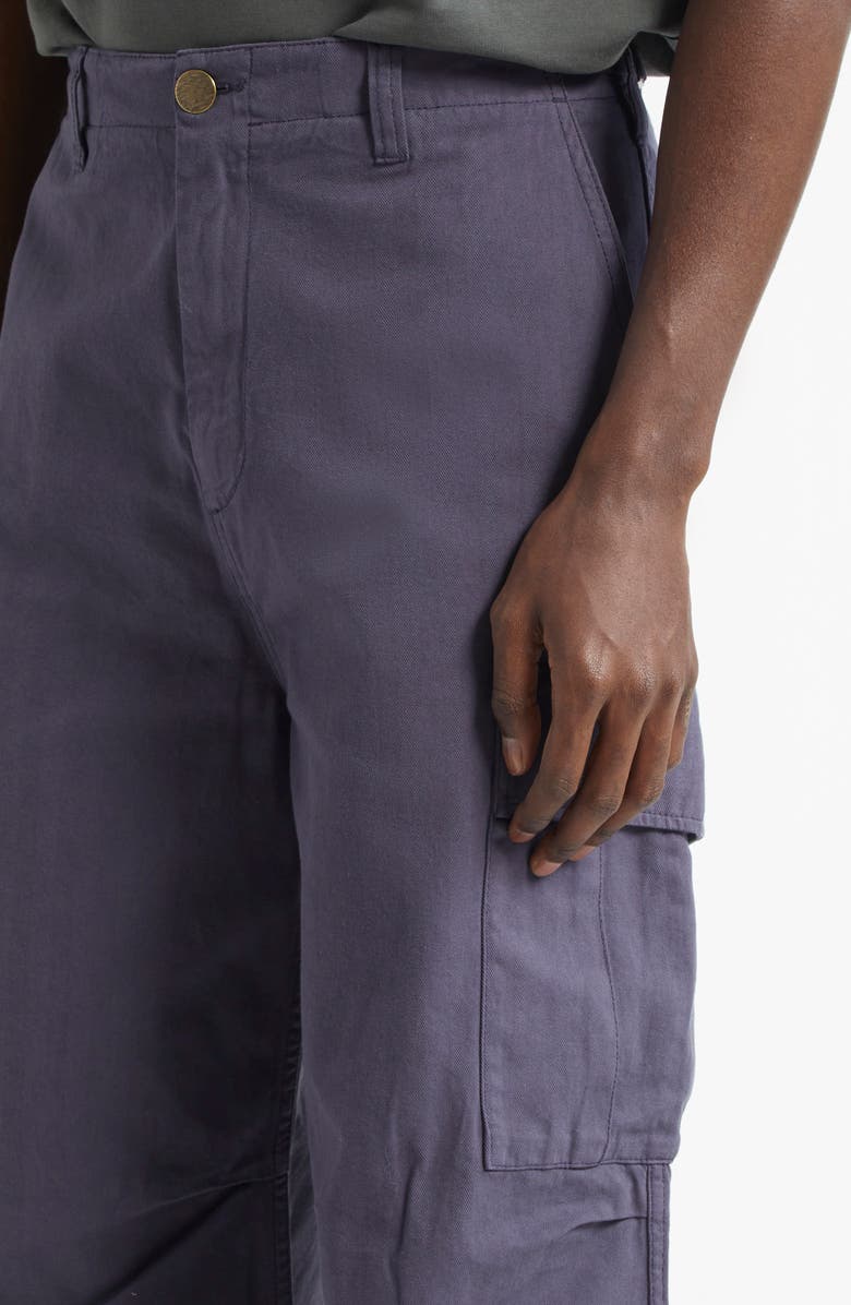 PALMES Cotton Herringbone Cargo Pants, Alternate, color, Dark Blue