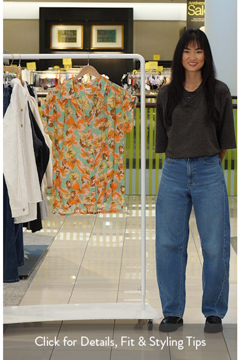 Ginko Clouds Floral Button-Up Shirt video