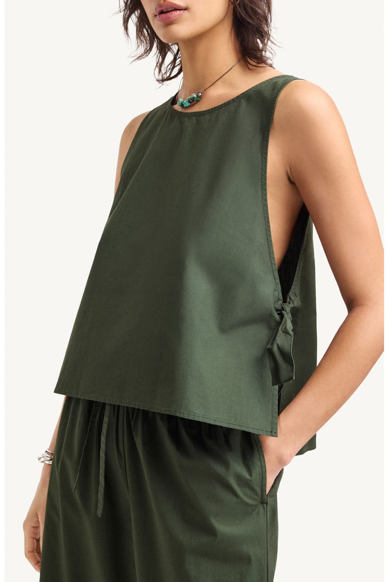 Parker Organic Cotton Tank Top, Alternate, color, FOREST