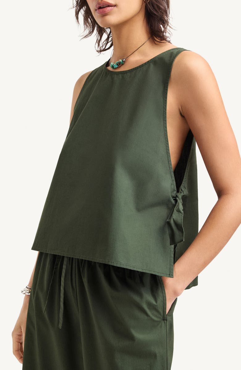 Vitamin A<sup>®</sup> Parker Organic Cotton Tank Top, Main, color, Forest